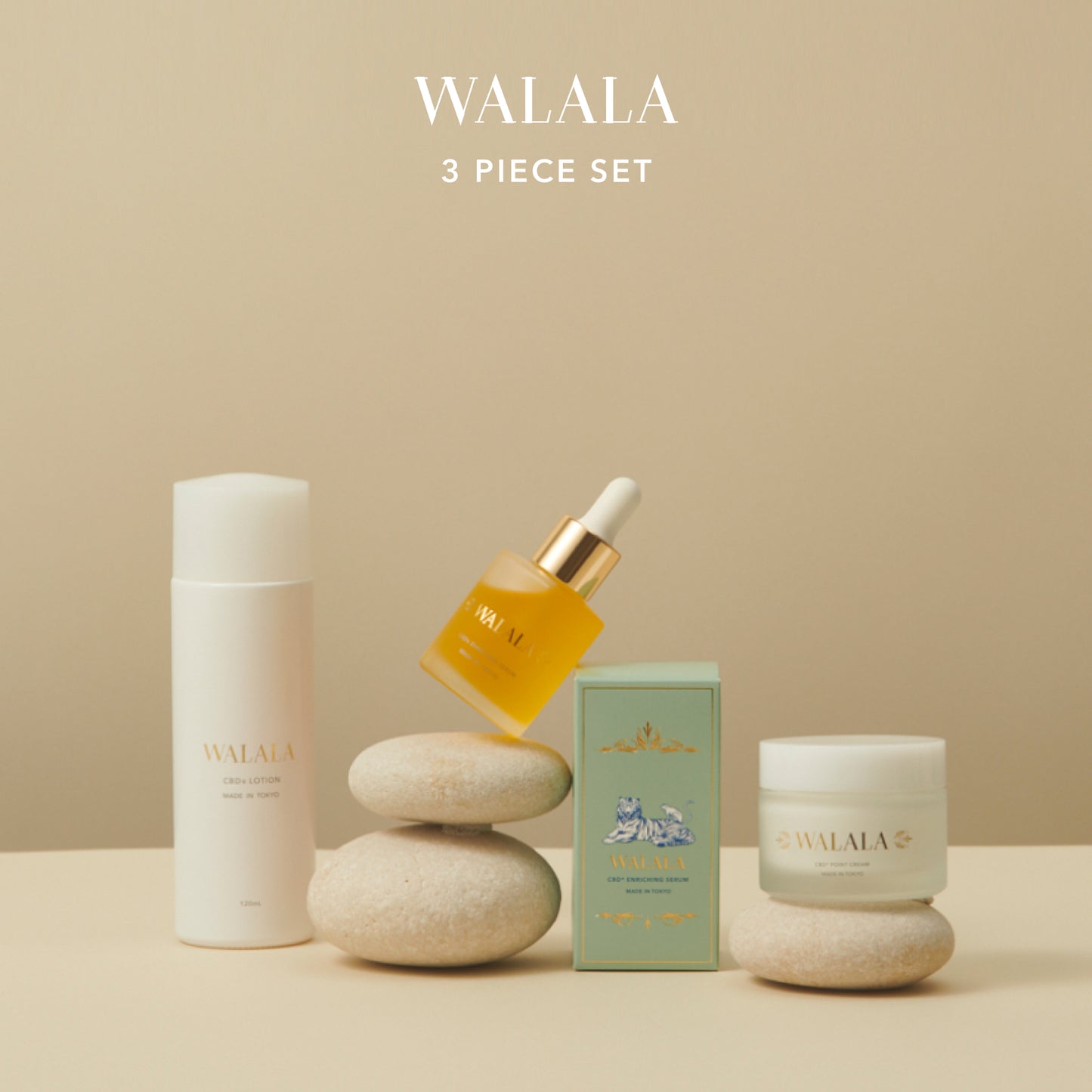 WALALA 3P Set: Cream, Serum, Toner